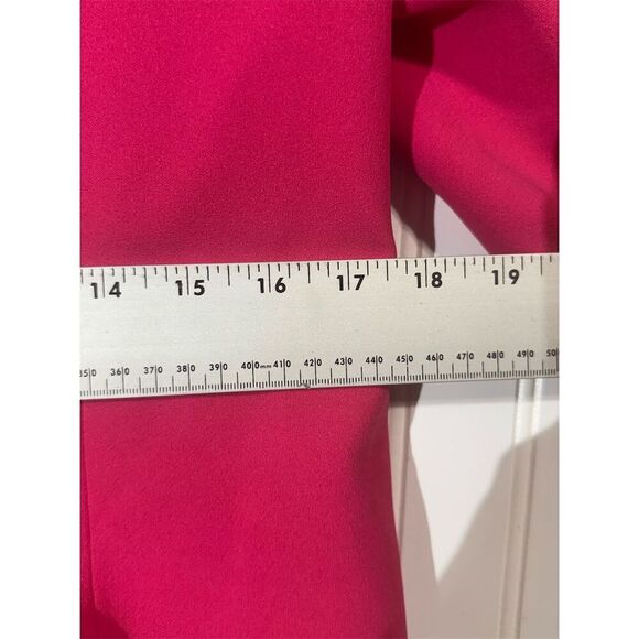 Michael Kors Electric Pink Cropped Blazer Jacket M NWT Bold Power Look Office - Picture 8 of 9